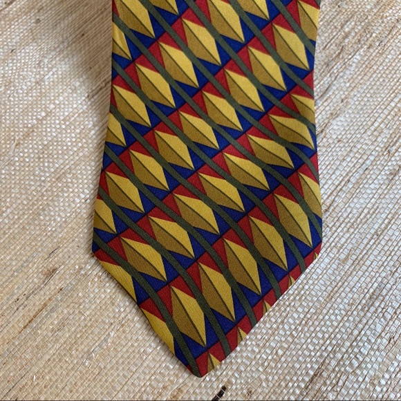 🍁 Jacobson's Autumn Prism Silk Tie - Picture 2 of 5